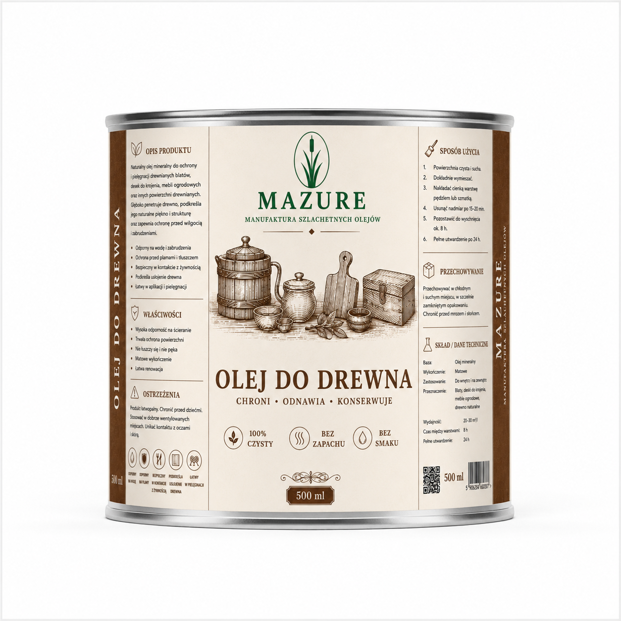 MAZURE Olej Do Drewna