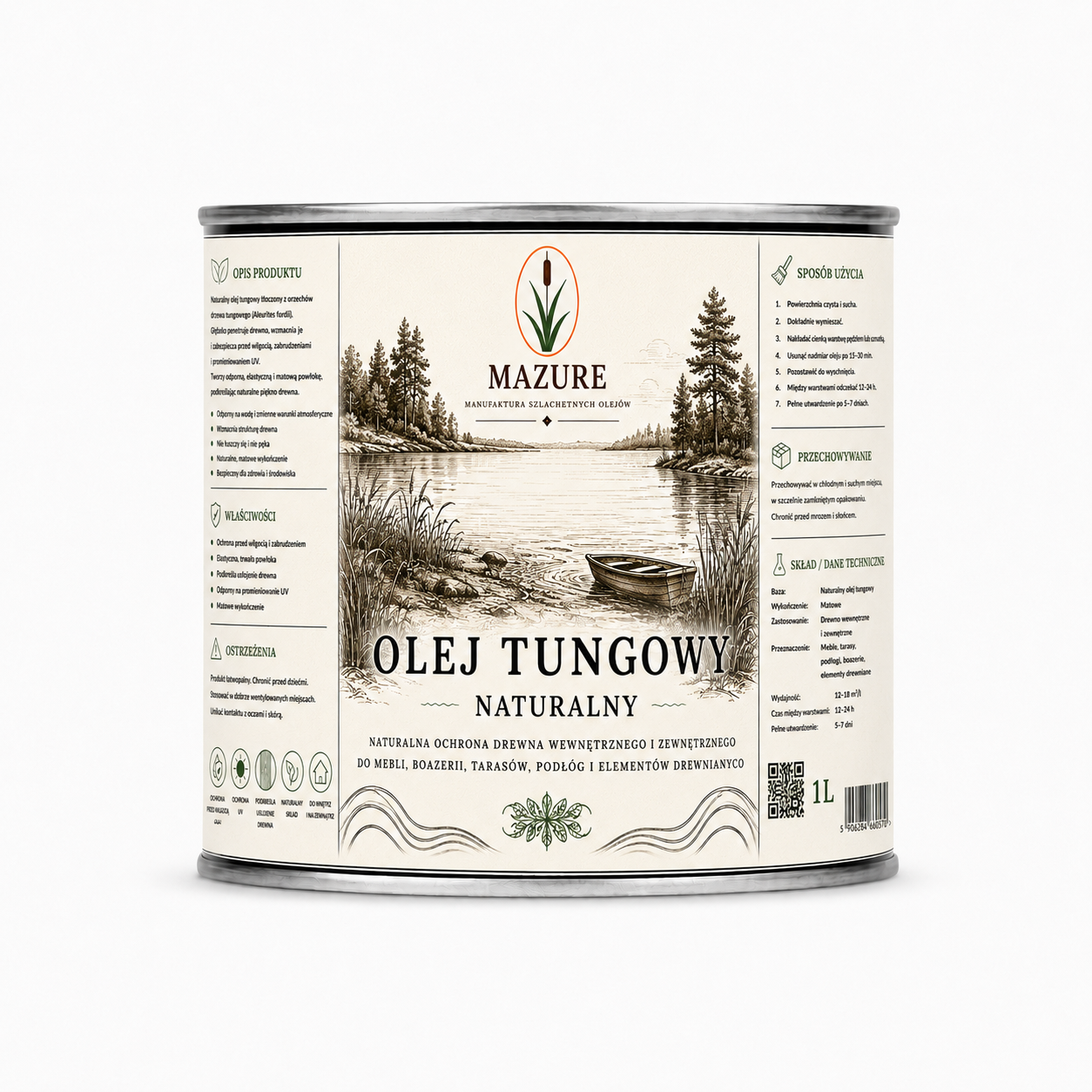MAZURE Olej Tungowy
