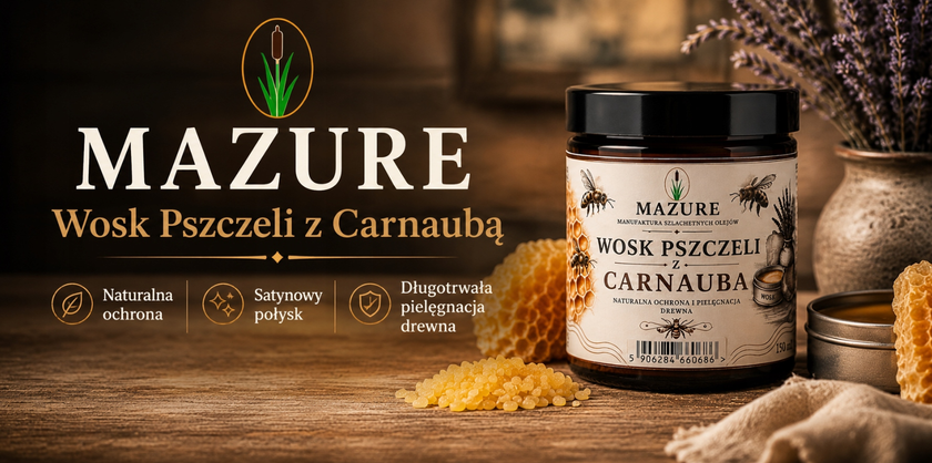 MAZURE Wosk Pszczeli Carnauba