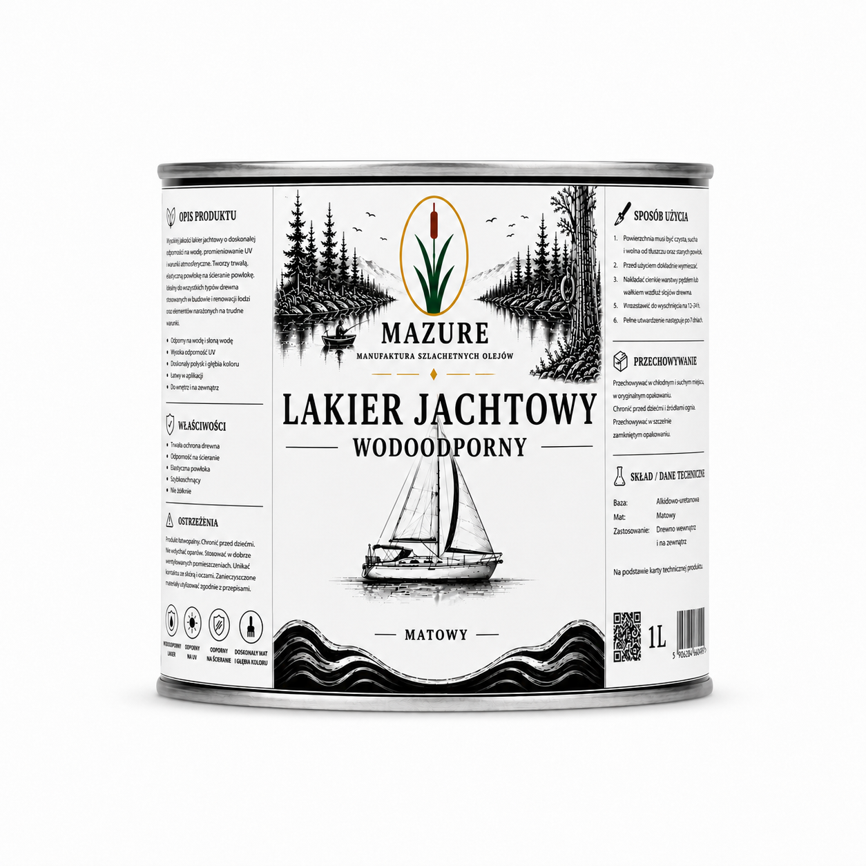 MAZURE Lakier Jachtowy MATOWY