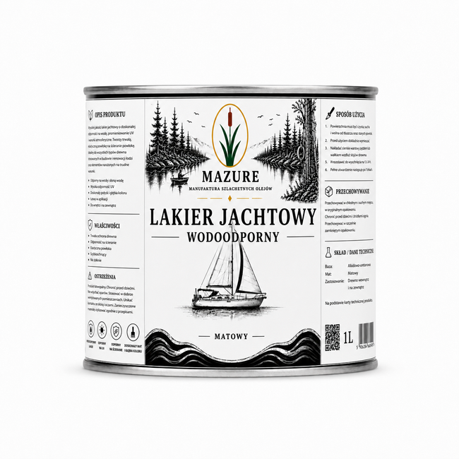 MAZURE Lakier Jachtowy MATOWY