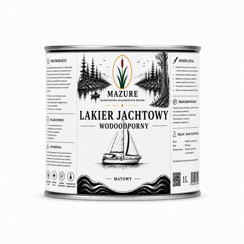 MAZURE Lakier Jachtowy MATOWY